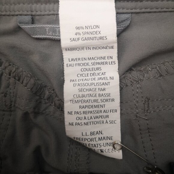 L.L. Bean Men's Size 32/32 Grey Straight Legs Zip Off Pants - Picture 5 of 16